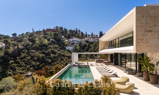 Spectacular contemporary luxury villa for sale with sea view in El Madroñal, Marbella - Benahavís 796308 