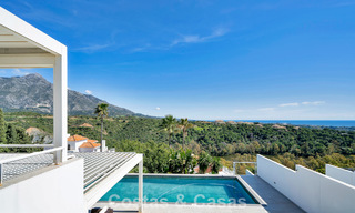 Modern renovated Andalusian villa with sea and mountain views for sale in Nueva Andalucía, Marbella 796097 