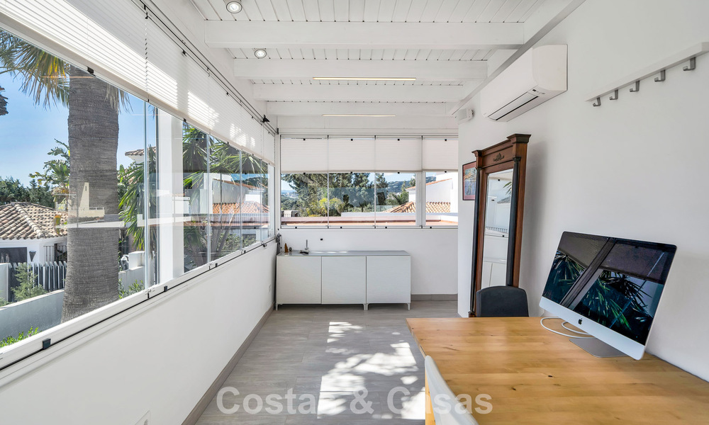 Modern renovated Andalusian villa with sea and mountain views for sale in Nueva Andalucía, Marbella 796102