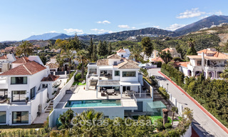 Modern renovated Andalusian villa with sea and mountain views for sale in Nueva Andalucía, Marbella 796104 