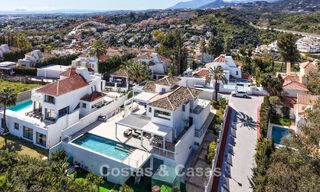 Modern renovated Andalusian villa with sea and mountain views for sale in Nueva Andalucía, Marbella 796105 