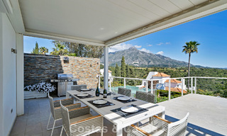 Modern renovated Andalusian villa with sea and mountain views for sale in Nueva Andalucía, Marbella 796131 