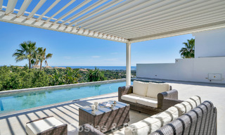 Modern renovated Andalusian villa with sea and mountain views for sale in Nueva Andalucía, Marbella 796133 
