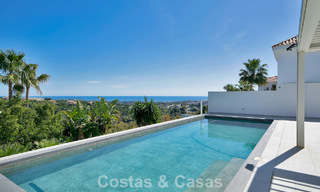 Modern renovated Andalusian villa with sea and mountain views for sale in Nueva Andalucía, Marbella 796136 