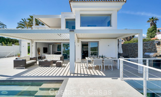 Modern renovated Andalusian villa with sea and mountain views for sale in Nueva Andalucía, Marbella 796137 