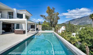 Modern renovated Andalusian villa with sea and mountain views for sale in Nueva Andalucía, Marbella 796143 