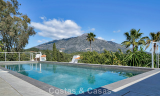 Modern renovated Andalusian villa with sea and mountain views for sale in Nueva Andalucía, Marbella 796144 
