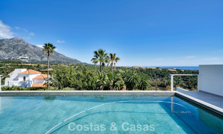 Modern renovated Andalusian villa with sea and mountain views for sale in Nueva Andalucía, Marbella 796145 