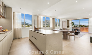 Modern renovated apartment with spacious terrace for sale with panoramic views in Nueva Andalucía, Marbella 796049 
