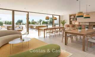 Modern luxury new-build apartments for sale with sea views in Mijas Costa, Costa del Sol 796016 