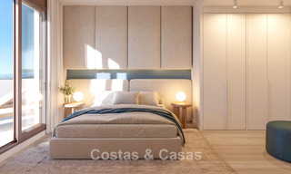 Modern luxury new-build apartments for sale with sea views in Mijas Costa, Costa del Sol 796029 