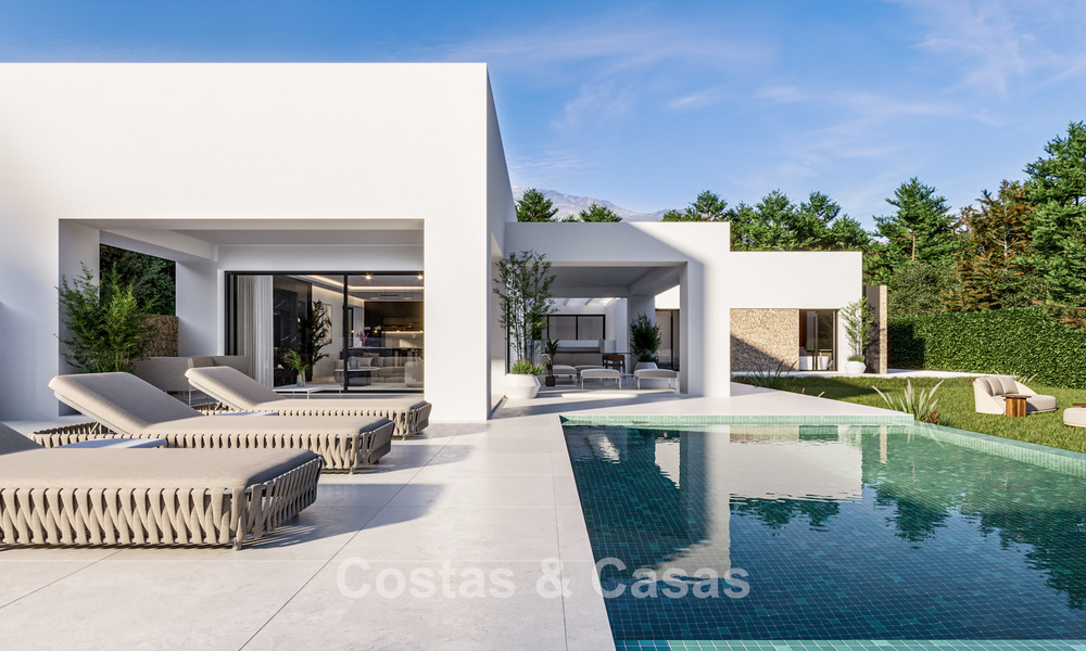 Exclusive, modern villa on one level with heated pool for sale on the New Golden Mile, Marbella - Estepona 796033