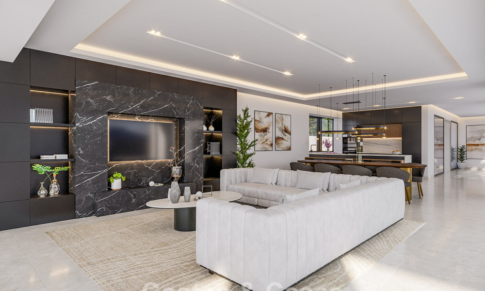 Exclusive, modern villa on one level with heated pool for sale on the New Golden Mile, Marbella - Estepona 796035