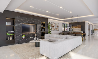 Exclusive, modern villa on one level with heated pool for sale on the New Golden Mile, Marbella - Estepona 796035 