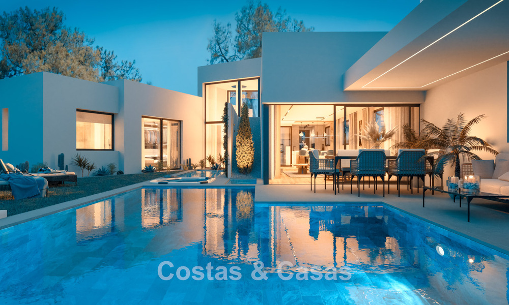 Brand-new, modern luxury villa with sea views for sale on the beachside east of Marbella centre 796218