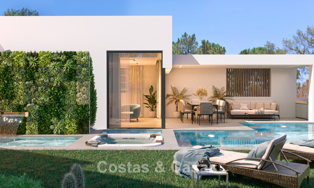 Brand-new, modern luxury villa with sea views for sale on the beachside east of Marbella centre 796226