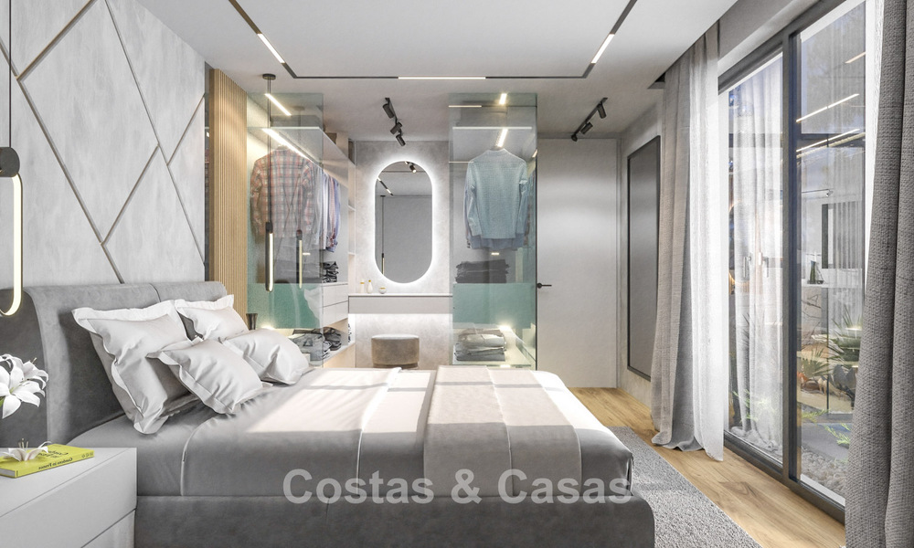 Brand-new, modern luxury villa with sea views for sale on the beachside east of Marbella centre 796232