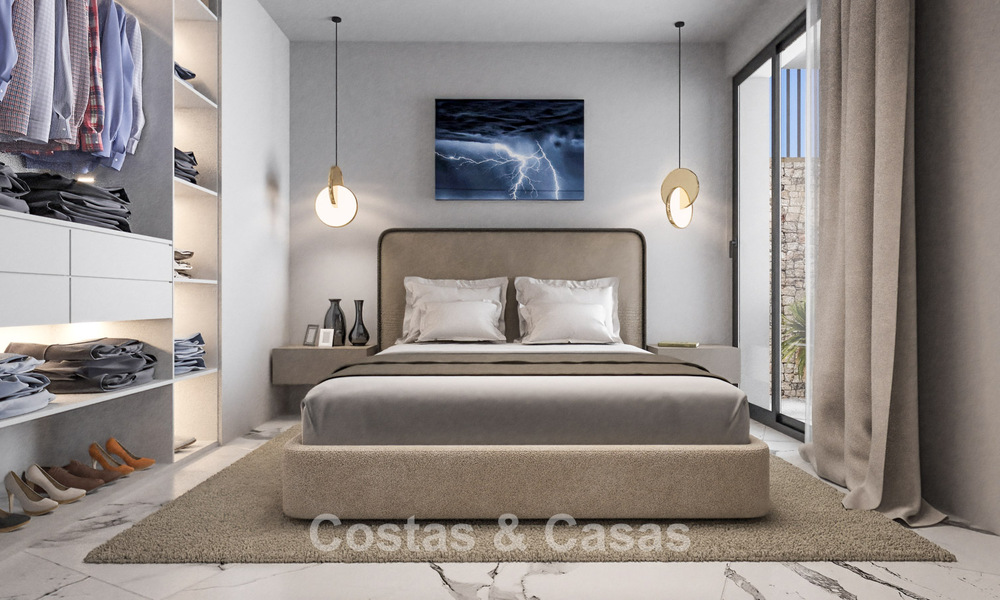 Brand-new, modern luxury villa with sea views for sale on the beachside east of Marbella centre 796235