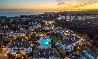 Exclusive duplex penthouse with a modern and light interior for sale in a gated complex on the Golden Mile, Marbella 796387 