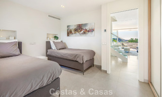 Exclusive duplex penthouse with a modern and light interior for sale in a gated complex on the Golden Mile, Marbella 796407 