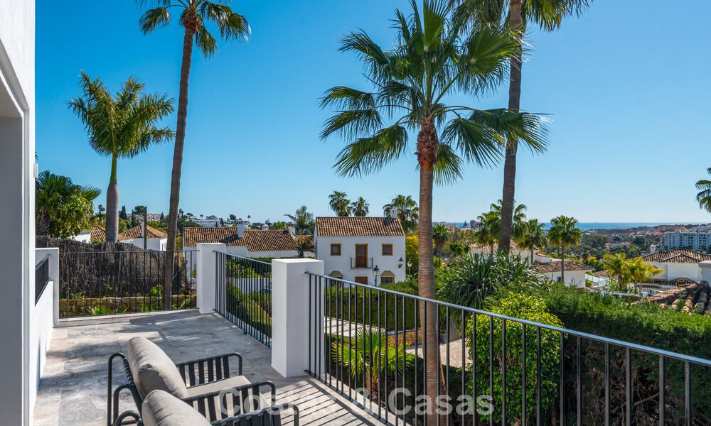 Exclusive architectural villa with panoramic golf and sea views for sale in Nueva Andalucia, Marbella 796350