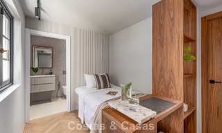 Exclusive architectural villa with panoramic golf and sea views for sale in Nueva Andalucia, Marbella 796352 