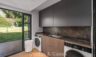 Exclusive architectural villa with panoramic golf and sea views for sale in Nueva Andalucia, Marbella 796354 