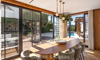 Exclusive architectural villa with panoramic golf and sea views for sale in Nueva Andalucia, Marbella 796357 