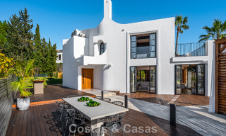 Exclusive architectural villa with panoramic golf and sea views for sale in Nueva Andalucia, Marbella 796361 