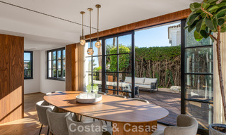 Exclusive architectural villa with panoramic golf and sea views for sale in Nueva Andalucia, Marbella 796365 