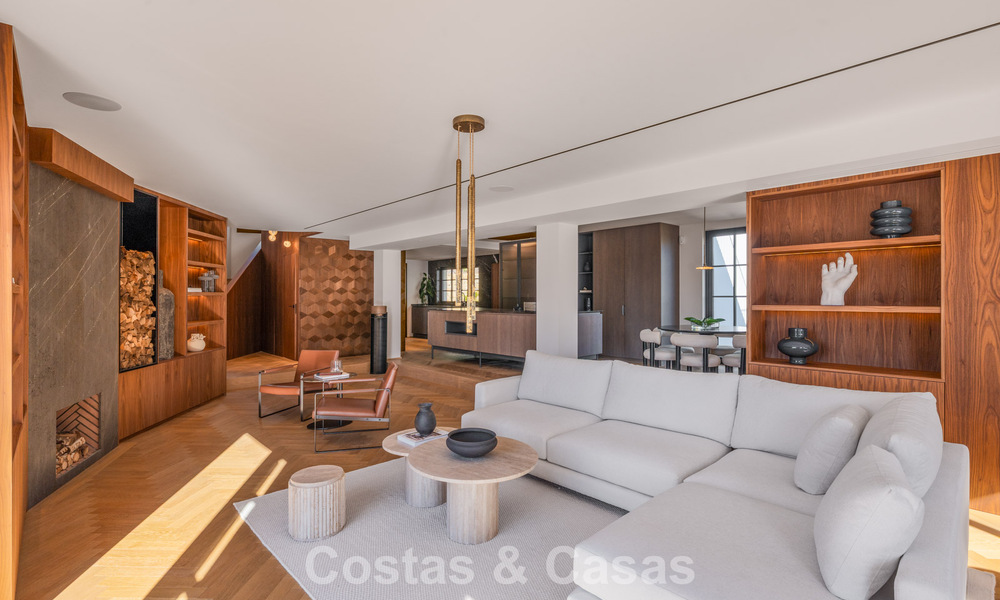 Exclusive architectural villa with panoramic golf and sea views for sale in Nueva Andalucia, Marbella 796366