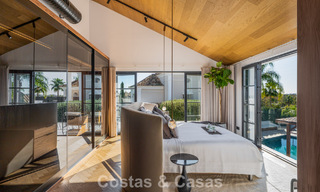 Exclusive architectural villa with panoramic golf and sea views for sale in Nueva Andalucia, Marbella 796368 