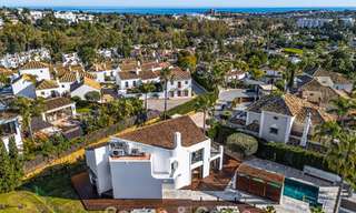 Exclusive architectural villa with panoramic golf and sea views for sale in Nueva Andalucia, Marbella 796369 