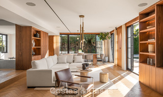 Exclusive architectural villa with panoramic golf and sea views for sale in Nueva Andalucia, Marbella 796373 