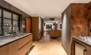 Exclusive architectural villa with panoramic golf and sea views for sale in Nueva Andalucia, Marbella 796381 