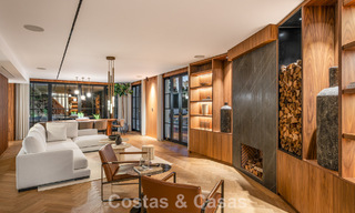 Exclusive architectural villa with panoramic golf and sea views for sale in Nueva Andalucia, Marbella 796382 