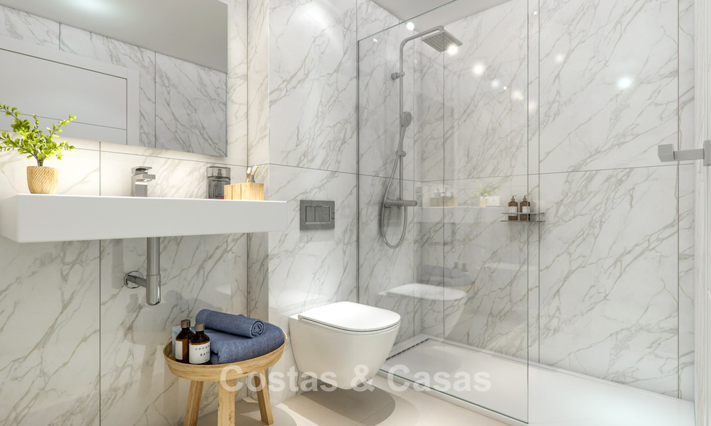 Contemporary luxury apartments with sea views for sale in a new development between Marbella and Sotogrande, Costa del Sol 796311