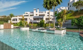 Contemporary luxury apartments with sea views for sale in a new development between Marbella and Sotogrande, Costa del Sol 796318 