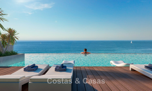 Contemporary luxury apartments with sea views for sale in a new development between Marbella and Sotogrande, Costa del Sol 796325