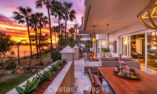 Exclusive frontline beach apartment with panoramic sea views for sale in Estepona town centre 795955 