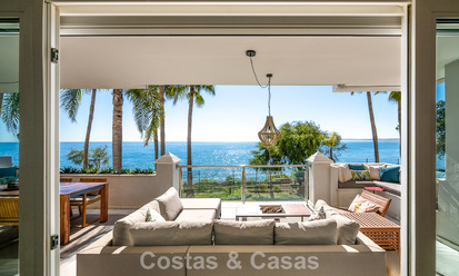 Exclusive frontline beach apartment with panoramic sea views for sale in Estepona town centre 795976
