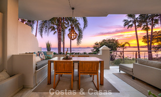 Exclusive frontline beach apartment with panoramic sea views for sale in Estepona town centre 795998 