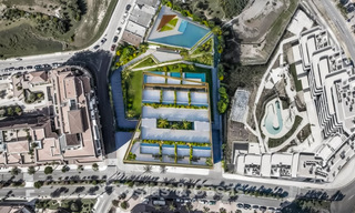 Innovative new-build apartments with avant-garde architecture for sale in the centre of Estepona 795918 