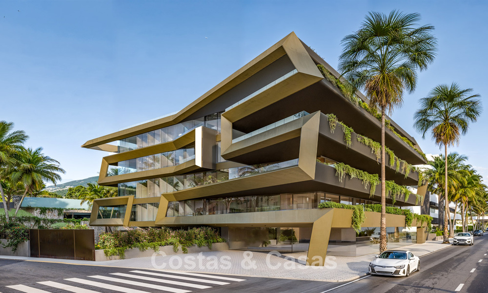 Innovative new-build apartments with avant-garde architecture for sale in the centre of Estepona 795920