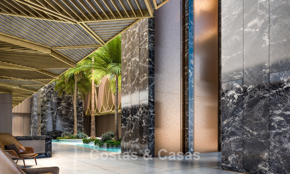 Innovative new-build apartments with avant-garde architecture for sale in the centre of Estepona 795922