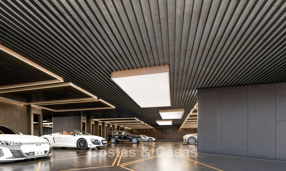 Innovative new-build apartments with avant-garde architecture for sale in the centre of Estepona 795923