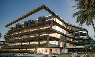 Innovative new-build apartments with avant-garde architecture for sale in the centre of Estepona 795925 