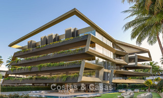 Innovative new-build apartments with avant-garde architecture for sale in the centre of Estepona 795926 