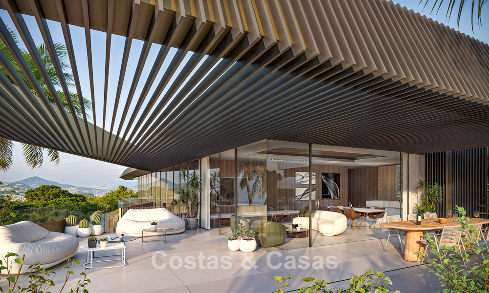 Innovative new-build apartments with avant-garde architecture for sale in the centre of Estepona 795927