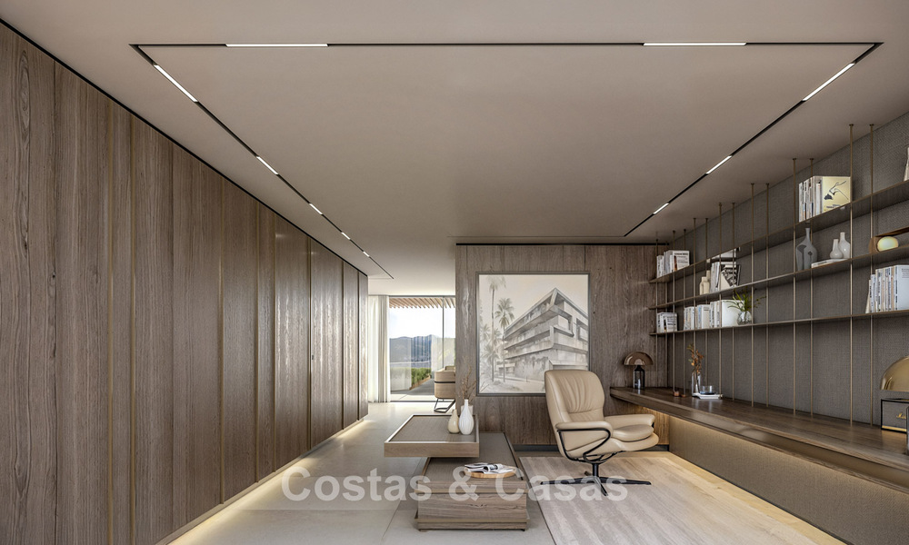 Innovative new-build apartments with avant-garde architecture for sale in the centre of Estepona 795930